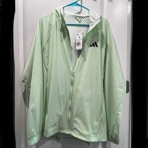 BRAND NEW Adidas Lime Green Windbreaker